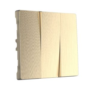 Набор клавиш для выключателя трехклавишного Werkel Шампань рифленый W1139010