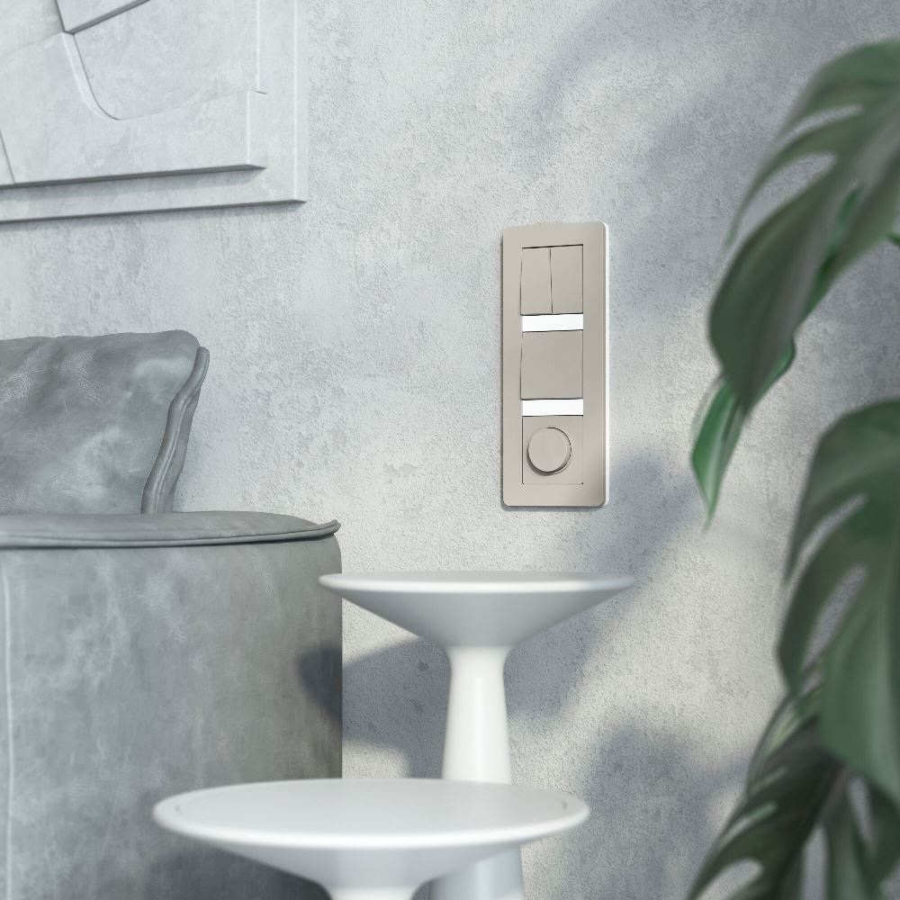 Выключатель одноклавишный встраиваемый Werkel Дымчатый W1210004 — изображение 2