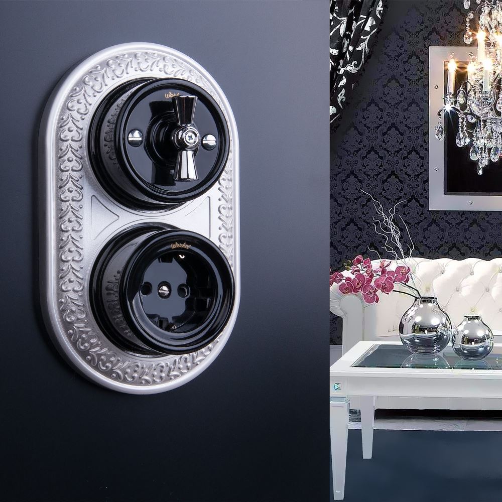 Ручка выключателя Werkel Ретро Хром W6442137 — изображение 2