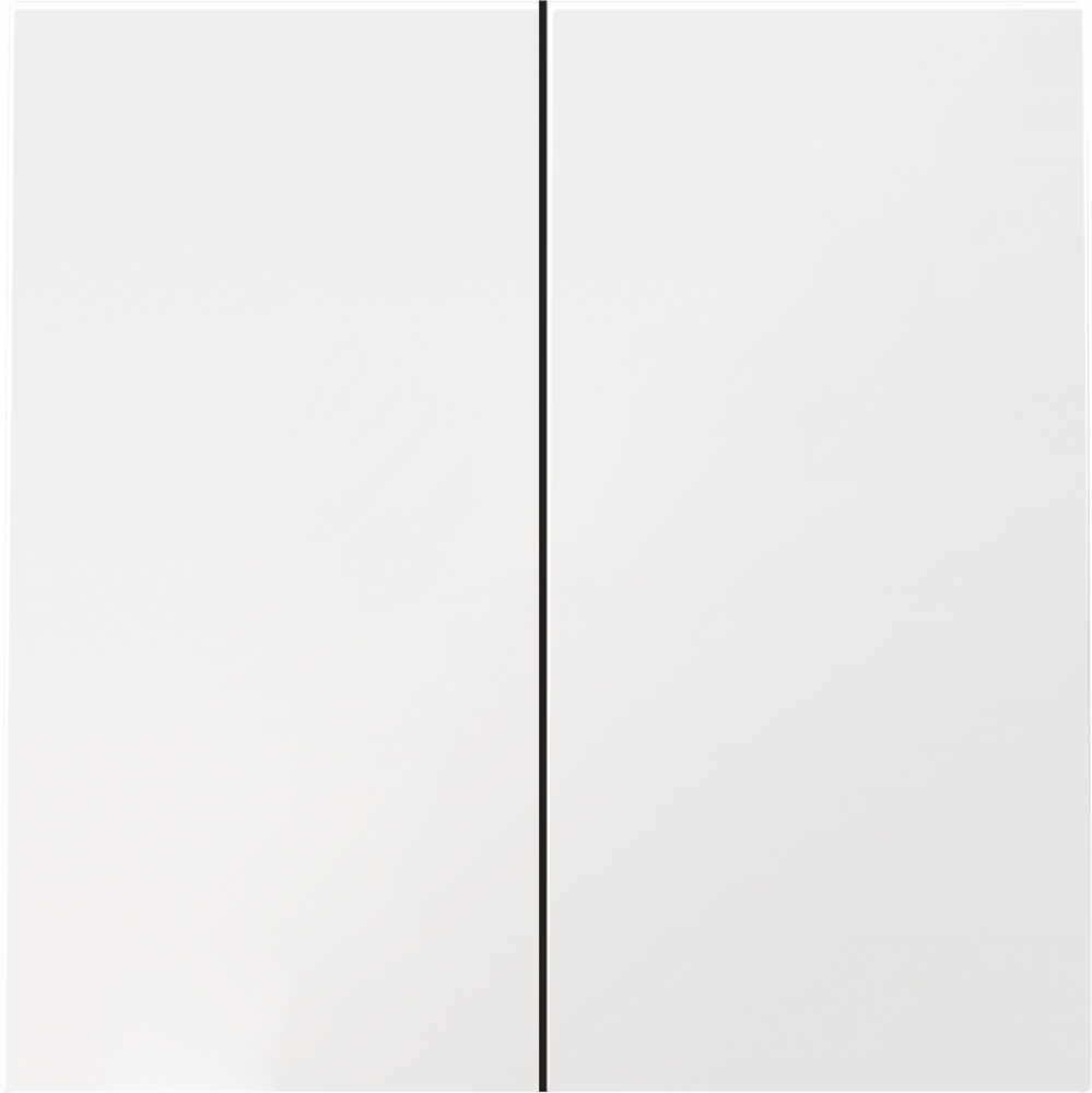 Выключатель двухклавишный встраиваемый перекрестный Donel R98 Белый глянцевый DA10900-DA29503 — изображение 2