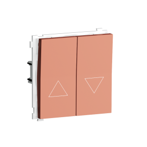 Выключатель жалюзи встраиваемый Donel R98 Коралл матовый DA15800-DA29445