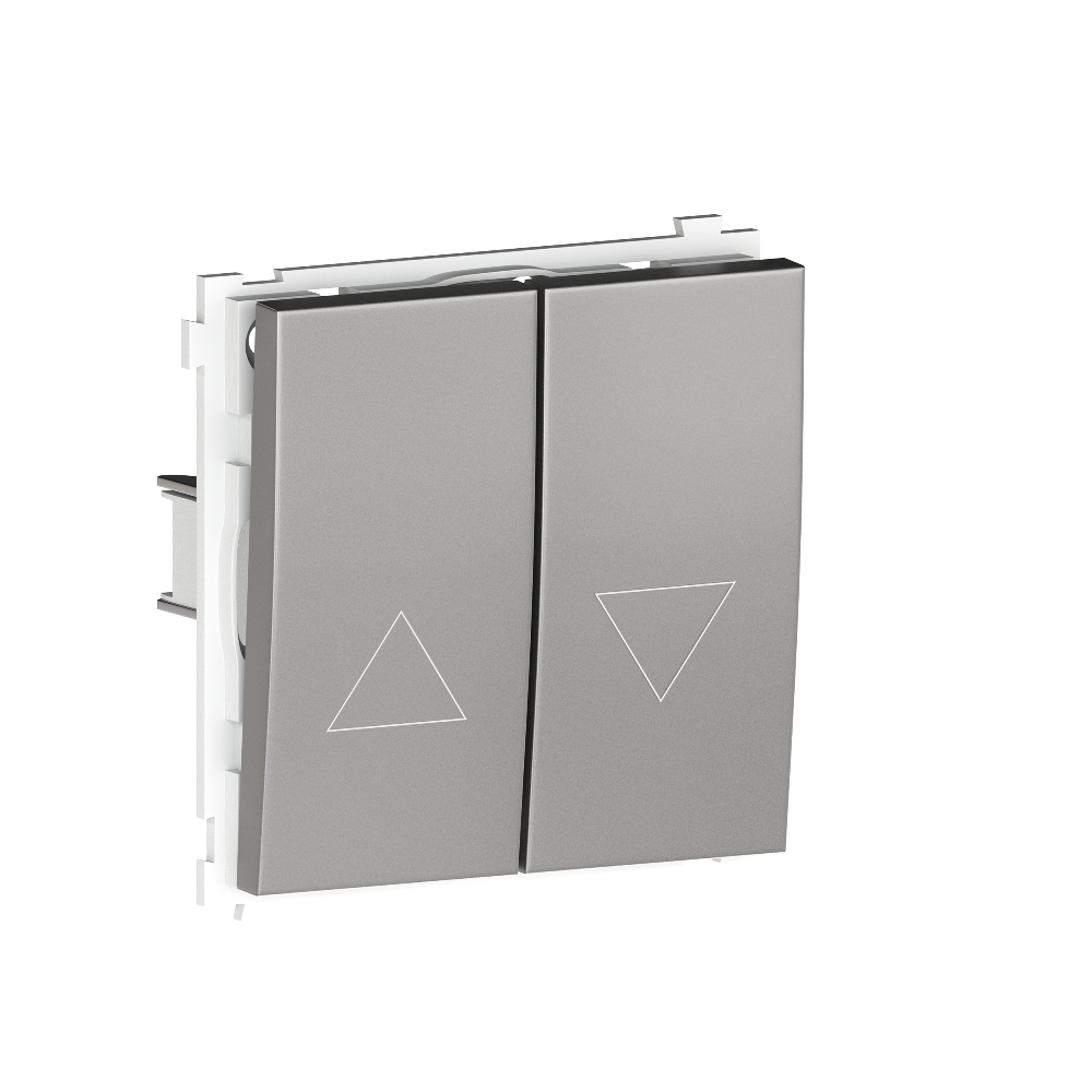 Выключатель жалюзи встраиваемый Donel R98 Metal Благородная сталь DA15800-DA294ES