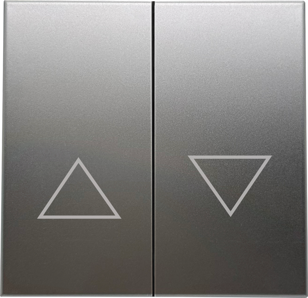 Выключатель жалюзи встраиваемый Donel R98 Metal Благородная сталь DA15800-DA294ES — изображение 2