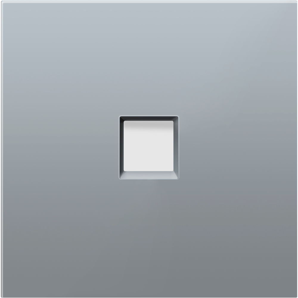 Розетка встраиваемая Ethernet Donel R98 RJ45 cat.6 Алюминий матовый DA16200-DA83926 — изображение 2