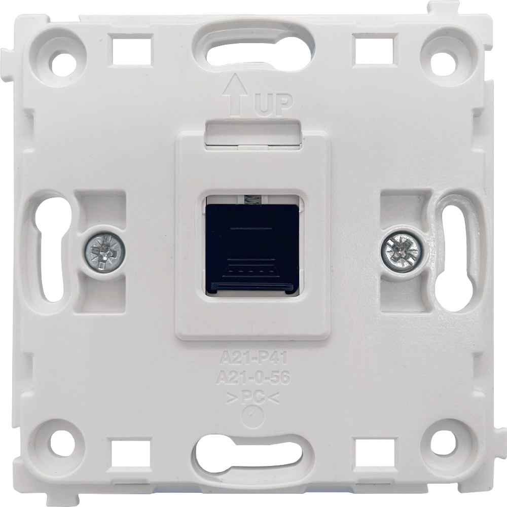 Розетка встраиваемая Ethernet Donel R98 RJ45 cat.6 Алюминий матовый DA16200-DA83926 — изображение 3