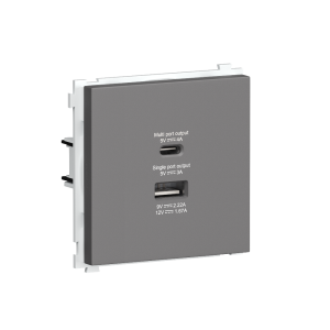 Розетка встраиваемая USB Donel R98 3.1A тип A, С Шоколад матовый DA20400-DA27742