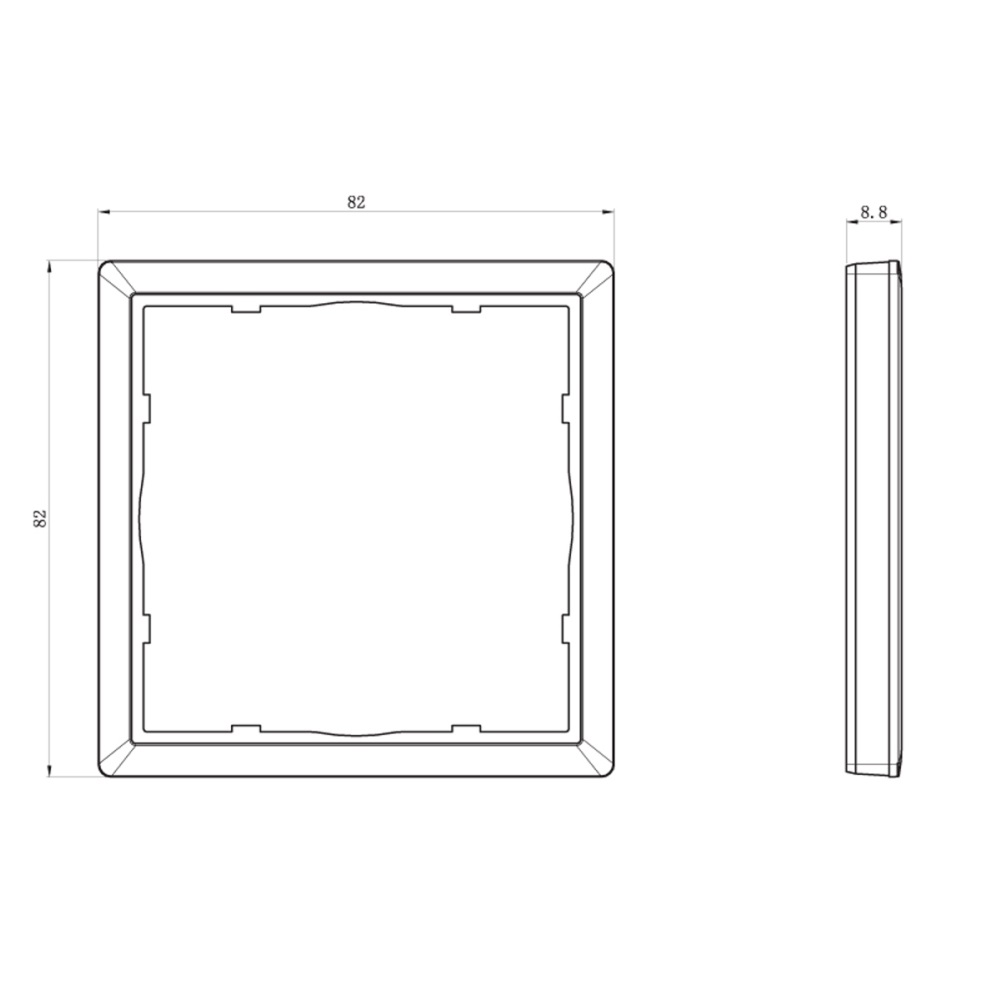 Рамка пластиковая Donel R98 нa 1 пост Кашемир матовый DA21135 — изображение 3