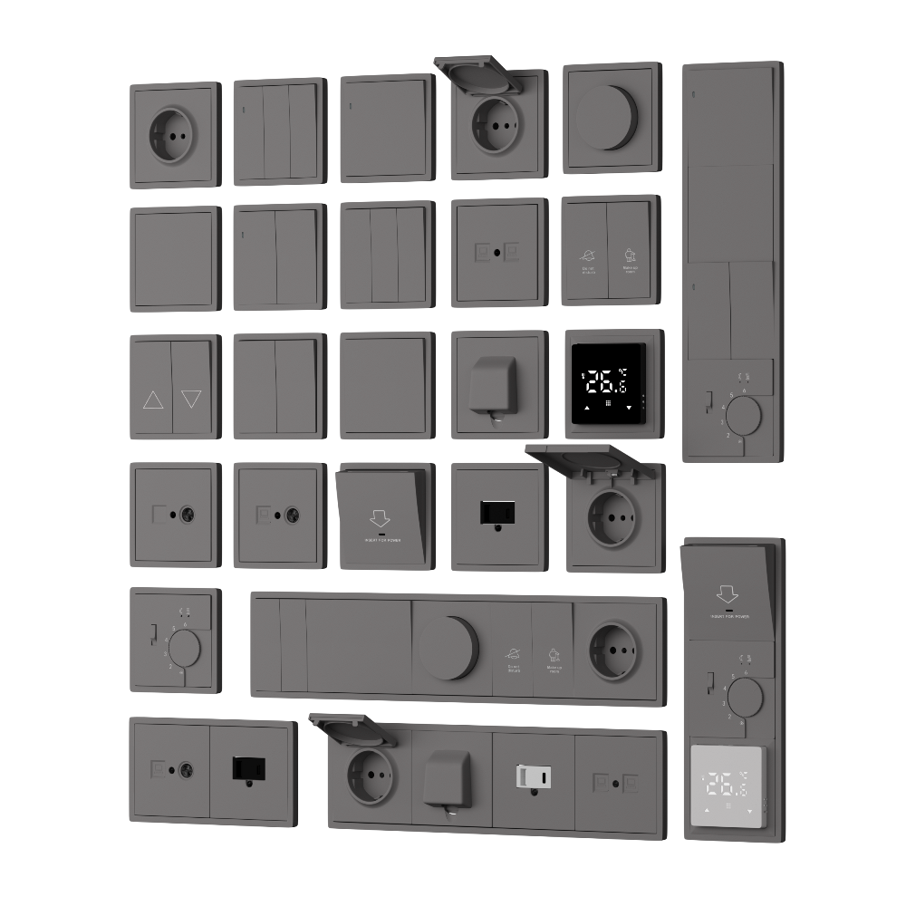 Рамка пластиковая Donel R98 на 2 поста Шоколад матовый DA21242 — изображение 2