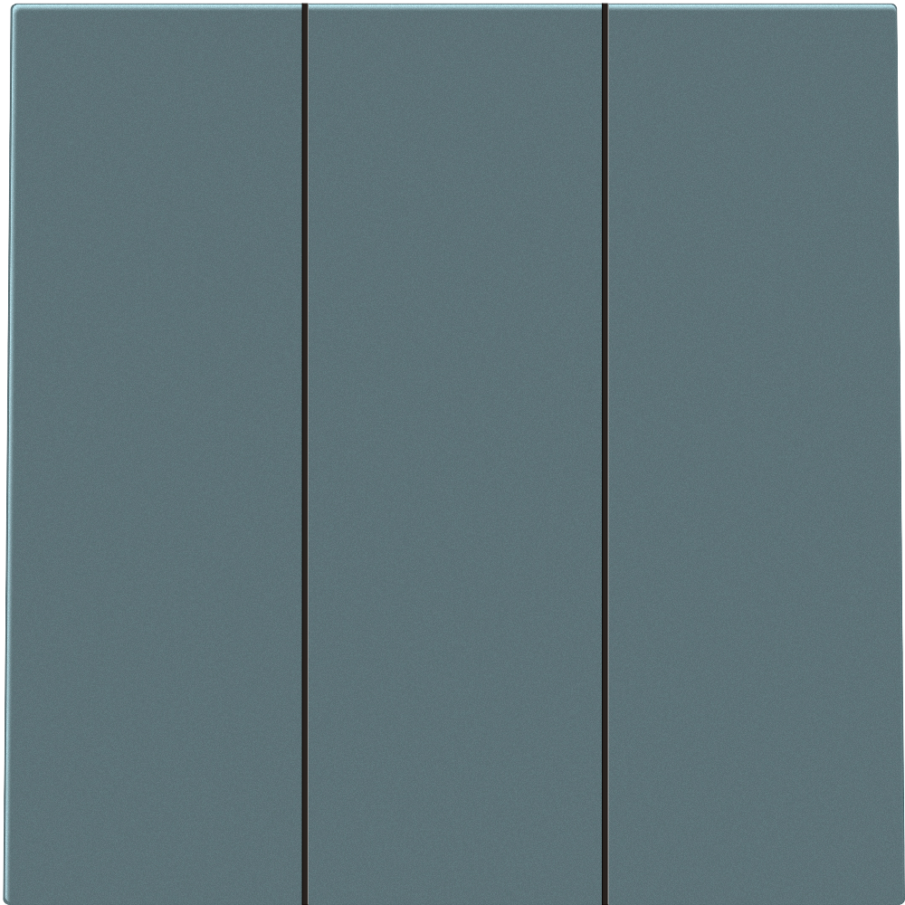 Выключатель трехклавишный встраиваемый Donel R98 Изумруд матовый DA28300-DA29339 — изображение 2