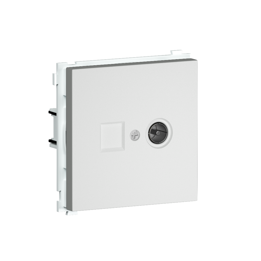 ТВ-розетка встраиваемая оконечная Donel R98 Белый матовый DA30100-DA87933