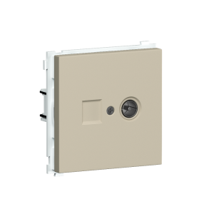 Розетка встраиваемая TV-SAT Donel R98 F-разъём Кашемир матовый DA30200-DA87935