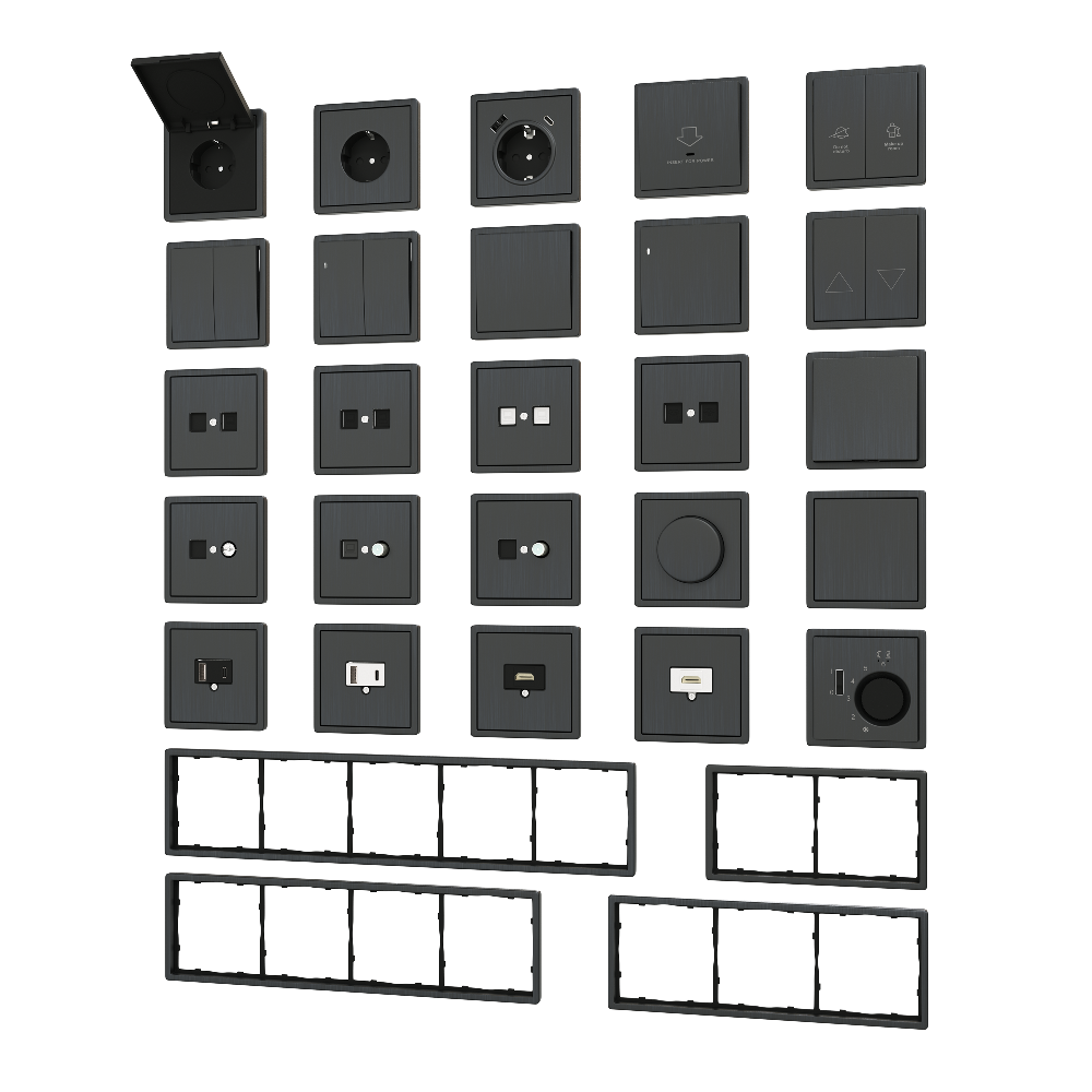 Диммер Donel R98 Metal Triac с доп. входом Вороненая сталь DDIM300LED-DA650GS — изображение 3