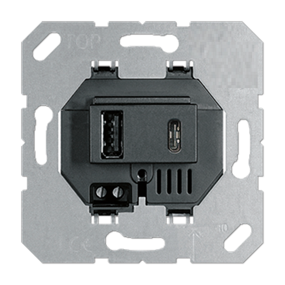 Розетка встраиваемая USB Donel R98 3.1A тип A, С Изумруд матовый DUSB3100ANC-DA27639 — изображение 4
