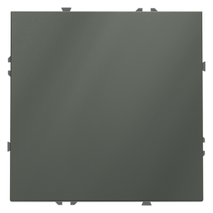 Выключатель одноклавишный встраиваемый проходной Voltum S70 Титан VLS010306