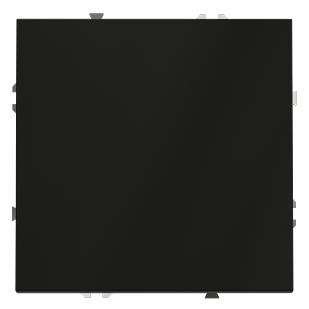 Выключатель одноклавишный встраиваемый перекрестный Voltum S70 Черный матовый VLS010508