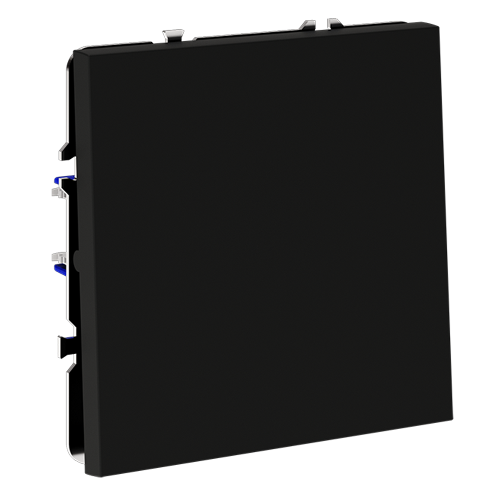 Выключатель одноклавишный встраиваемый перекрестный Voltum S70 Черный матовый VLS010508 — изображение 2