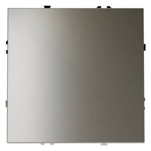 Выключатель одноклавишный встраиваемый с самовозвратом Voltum S70 Шелк VLS010604