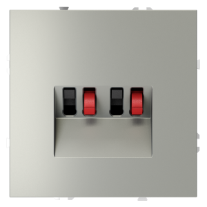 Акустическая розетка встраиваемая Voltum S70 Сталь VLS060305