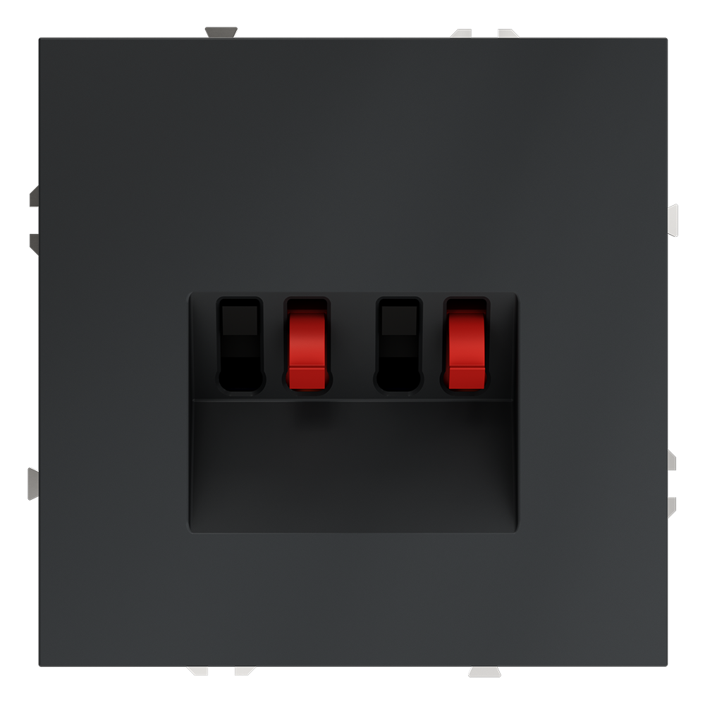 Акустическая розетка встраиваемая Voltum S70 Графит VLS060307