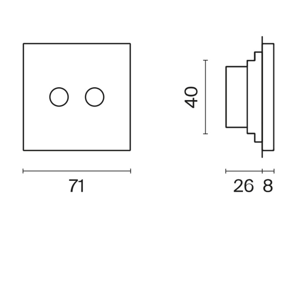 Розетка встраиваемая TV-SAT Voltum S70 оконечная Титан VLS060406 — изображение 6