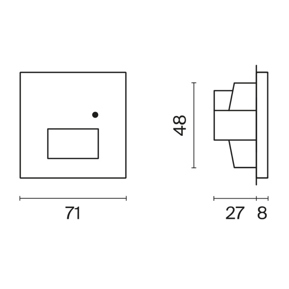 LED подсветка встраиваемая Voltum S70 Черный матовый VLS070608 — изображение 6
