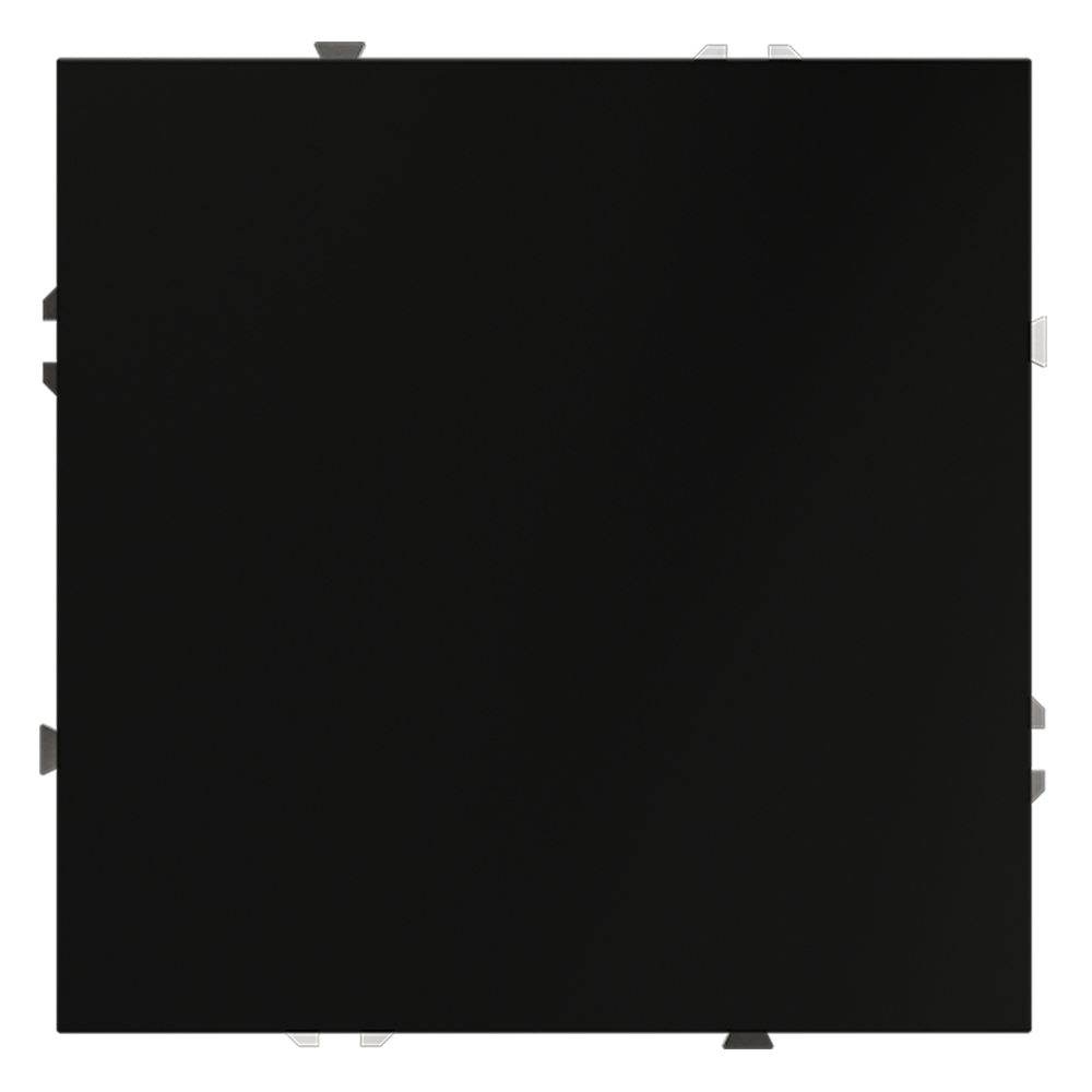 Заглушка Voltum S70 с суппортом Черный матовый VLS080108