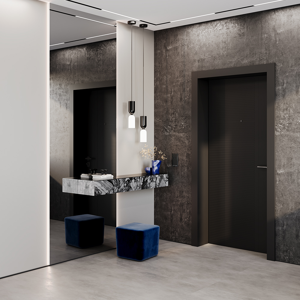 Рамка стеклянная Voltum S70 на 2 поста Черный глянцевый VLS110208 — изображение 4