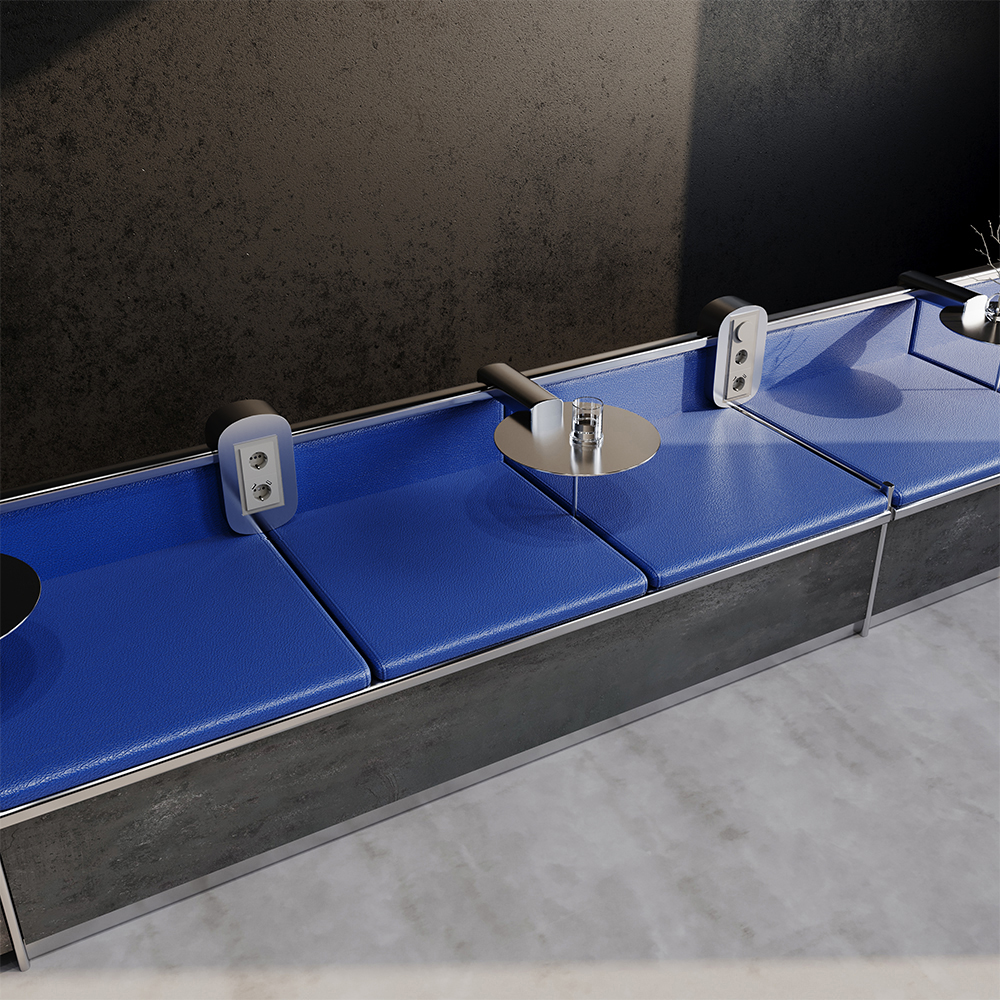 Рамка стеклянная Voltum S70 на 3 поста Кашемир глянцевый VLS110303 — изображение 4