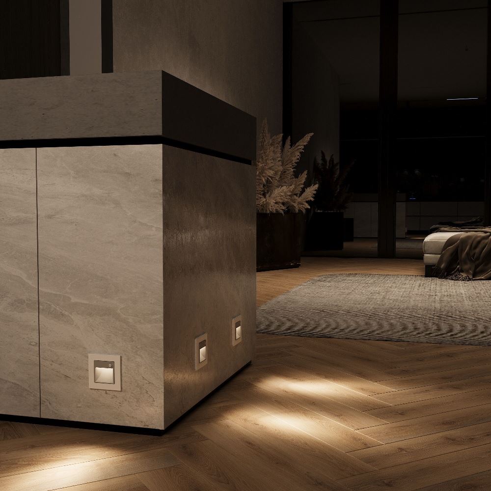 LED подсветка встраиваемая Werkel три режима с датчиком движения Серебряный W1154606 — изображение 3