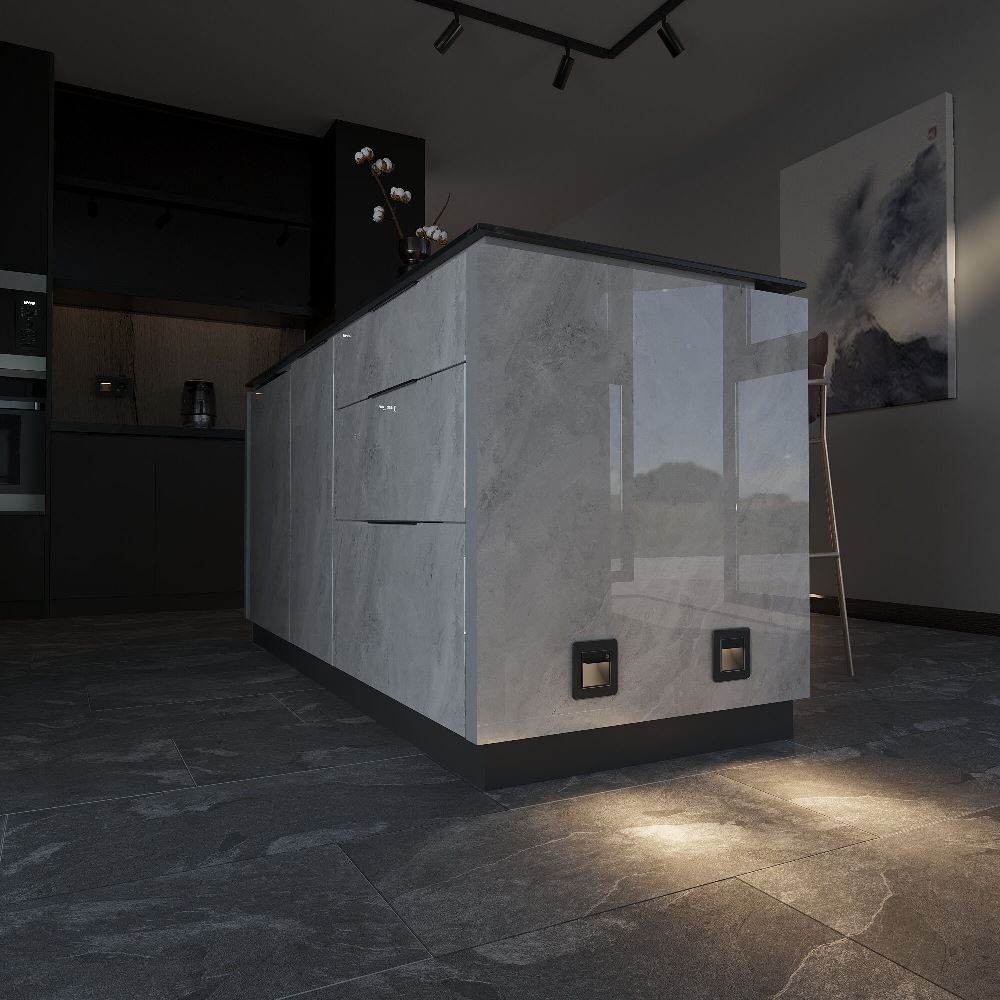 LED подсветка встраиваемая Werkel три режима с датчиком движения Черный матовый W1154608 — изображение 3