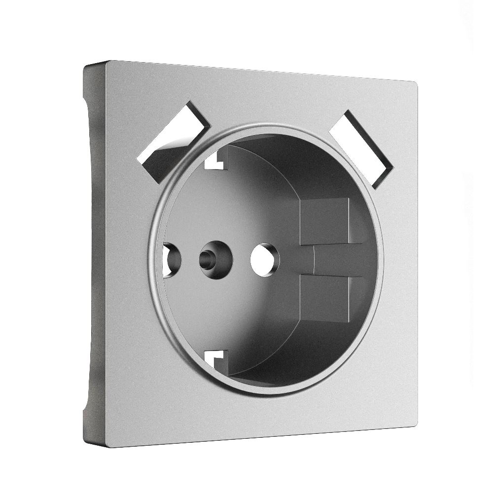 Накладка для розетки Werkel USB Серебряный матовый W1179565