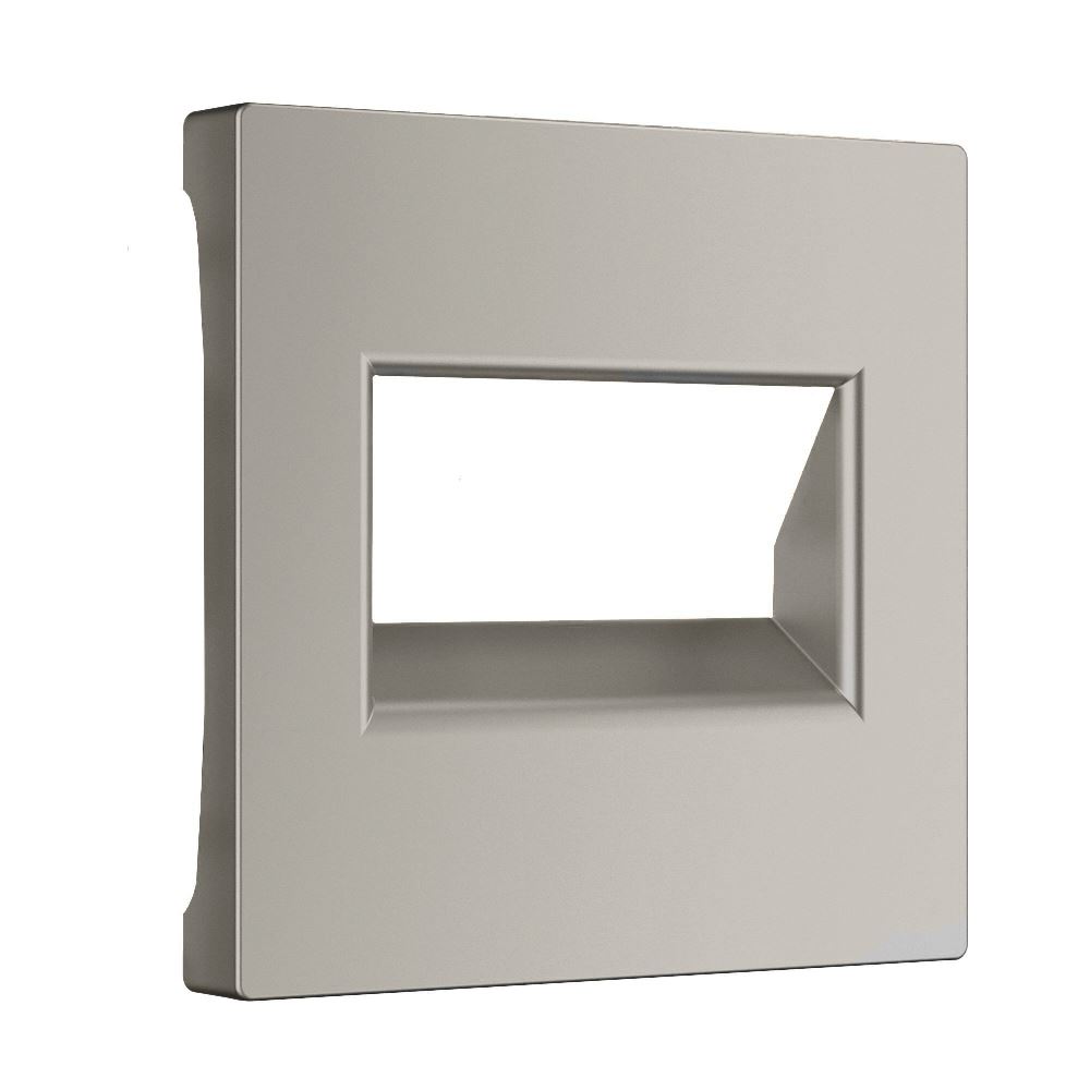 Накладка для двойной розетки Еthernet Werkel RJ-45 Дымчатый W1291104