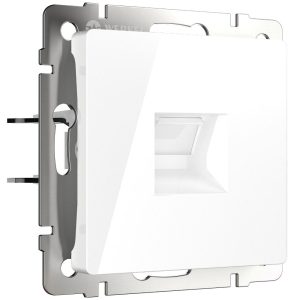 Розетка встраиваемая Ethernet Werkel RJ-45 cat. 6A экранированная Белый W5120101